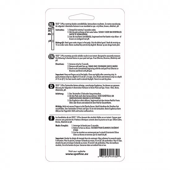 SpaLine Test Strips 3+ - SpaLine
