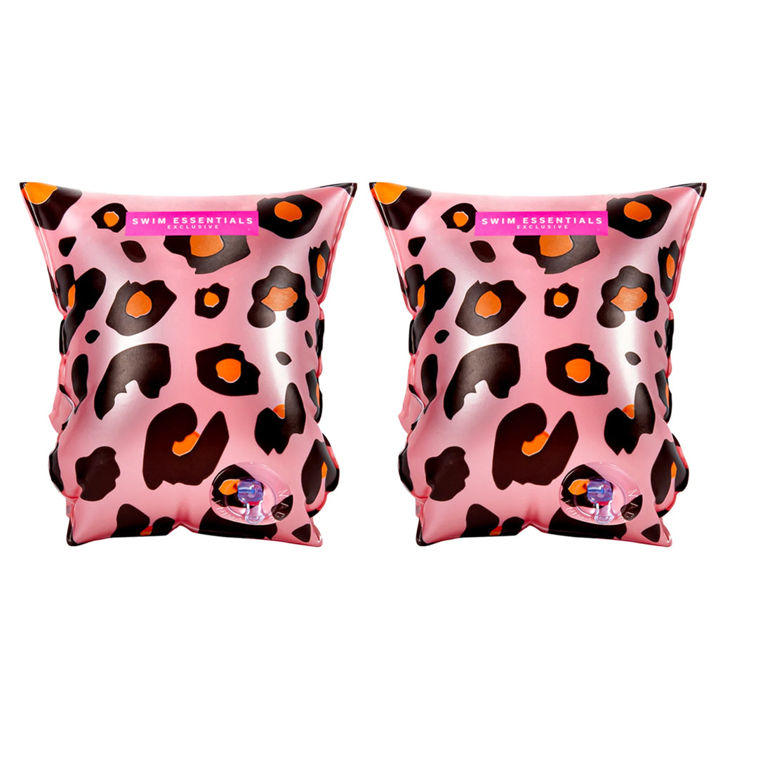 Swim Essentials Zwembandjes Panter Rose Goud 2-6 jaar - Swim Essentials