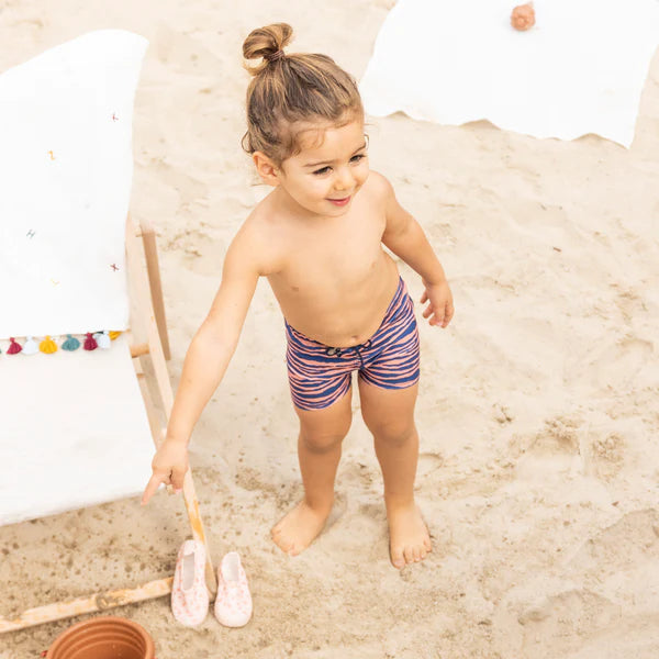 Swim Essentials UV Zwemboxer Blauw Zebra - Swim Essentials